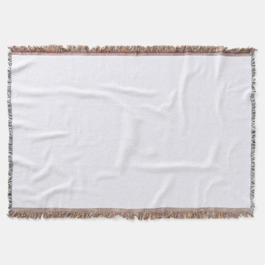 Ghost White Throw Blanket Decke (Vorderseite)