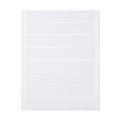 Ghost White Wraparound Address Label (Bogen)
