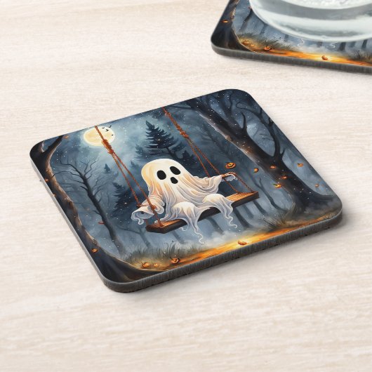 Ghost-Wiedergabe Getränkeuntersetzer (Linke Seite)