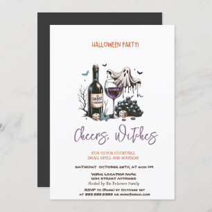 Ghost Wine Halloween-Party Einladung