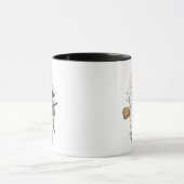 Ghost Witch Broom Ride – Halloween Tasse (Zentrum)