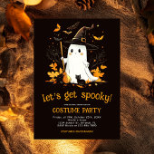 Ghost Witch Spooky Oktober Halloween-Party Einladung