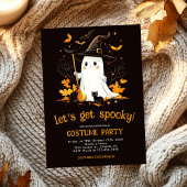 Ghost Witch Spooky Oktober Halloween-Party Einladung