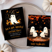 Ghost Witch Spooky Oktober Halloween-Party Einladung