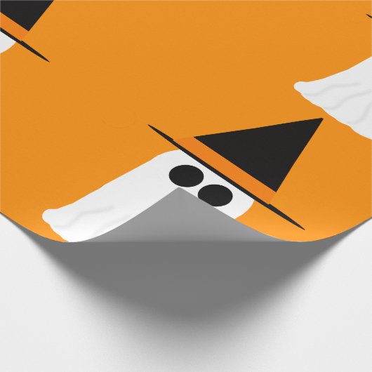 Ghost Witch Wrapping Paper Geschenkpapier (Ecke)