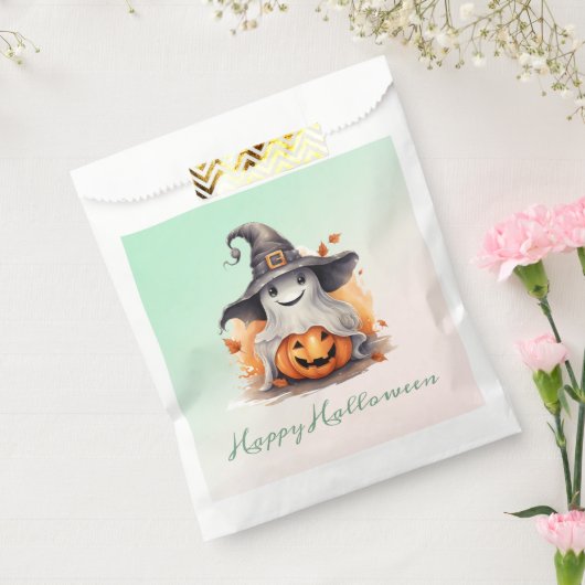 Ghost Witches Hat Jack-O' Lantern Happy Halloween Geschenktütchen (Versiegelt)