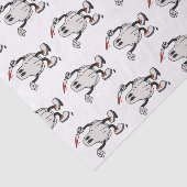 Ghost with blood knife seidenpapier (Ausschnitt)