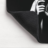 Ghost with Camera - Creepy Fotografy Halloween L Mousepad (Ecke)