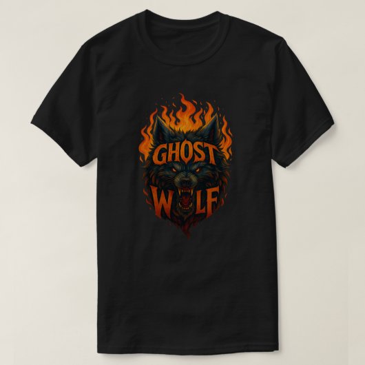 Ghost wolf T-Shirt (Design vorne)