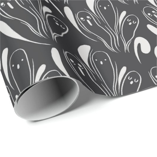 Ghost-Wrapping Geschenkpapier (Rolleneckpunkt)
