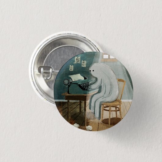 Ghost Writer Button (Vorne & Hinten)