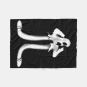 Ghost X Koko Der Beängstigende Clown Fleecedecke (Vorderseite (Horizontal))