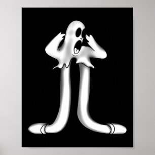 Ghost X Koko Der Beängstigende Clown Poster