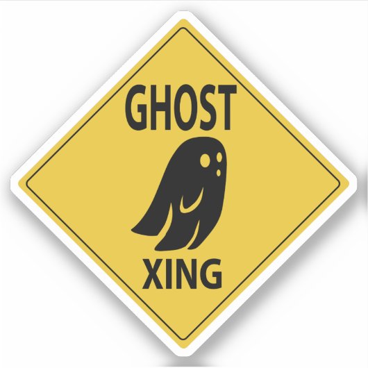Ghost XING Aufkleber (Vorderseite)