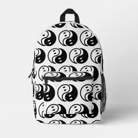 Ghost Yin Yang Bedruckter Rucksack (Vorderseite)