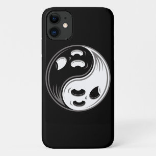 Ghost Yin Yang Black und White Case-Mate iPhone Hülle