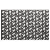 Ghost Yin Yang Black und White Stoff (Yard (91,4 cm))