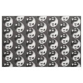 Ghost Yin Yang Black und White Stoff (Fat Quarter (45,7 x 55,9 cm))