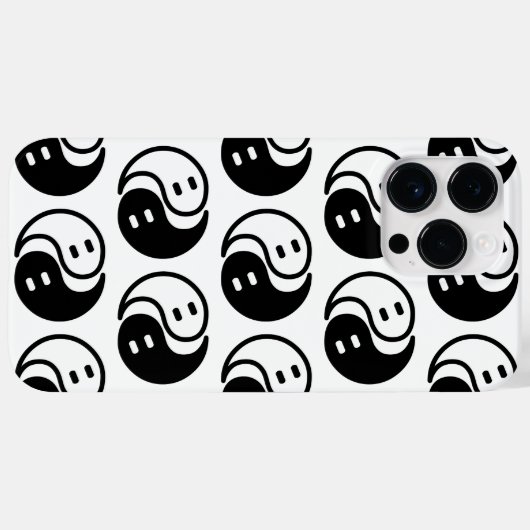Ghost Yin Yang Case-Mate iPhone Hülle (Rückseite (Horizontal))