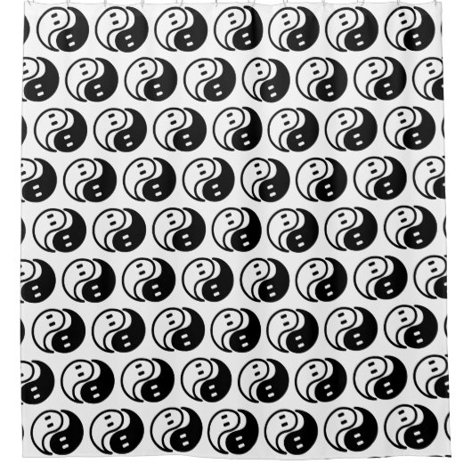 Ghost Yin Yang Duschvorhang (Vorderseite)