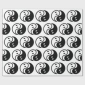 Ghost Yin Yang Geschenkpapier (Flach)