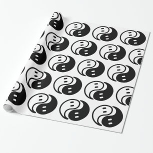 Ghost Yin Yang Geschenkpapier