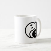 Ghost Yin Yang Kaffeetasse (VorderseiteRechts)