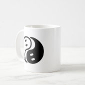 Ghost Yin Yang Kaffeetasse (Vorderseite Links)