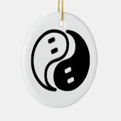 Ghost Yin Yang Keramik Ornament (Rechts)