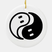 Ghost Yin Yang Keramik Ornament (Hinten)