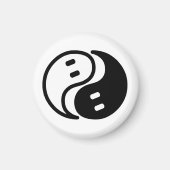 Ghost Yin Yang Magnet (Vorne)
