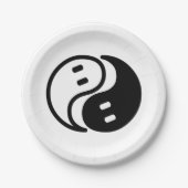 Ghost Yin Yang Pappteller (Vorderseite)