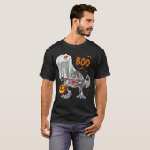 Ghost Zombie Mummy Dinosaur Boo Halloween Pumpkin T-Shirt (Vorne ganz)