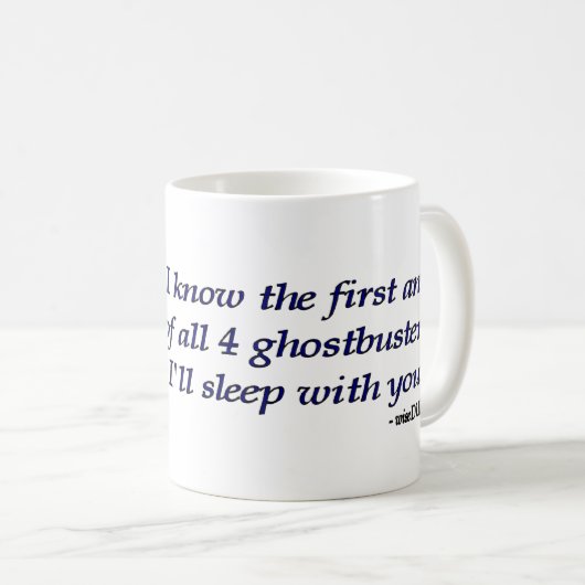 Ghostbusters Datums-Witz Kaffeetasse (VorderseiteRechts)