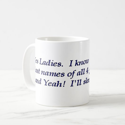 Ghostbusters Datums-Witz Kaffeetasse (Vorderseite Links)