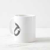 Ghostbusters Frozen Empire Black No Ghost Logo Kaffeetasse (Vorderseite Links)