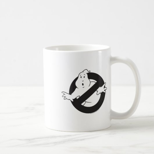 Ghostbusters Frozen Empire Black No Ghost Logo Kaffeetasse (Rechts)