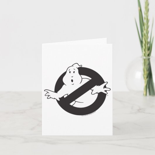 Ghostbusters Frozen Empire Black No Ghost Logo Karte (Vorderseite)