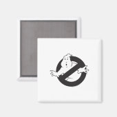 Ghostbusters Frozen Empire Black No Ghost Logo Magnet (Vorderseite/Rückseite)