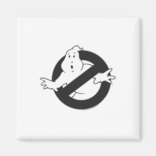 Ghostbusters Frozen Empire Black No Ghost Logo Magnet