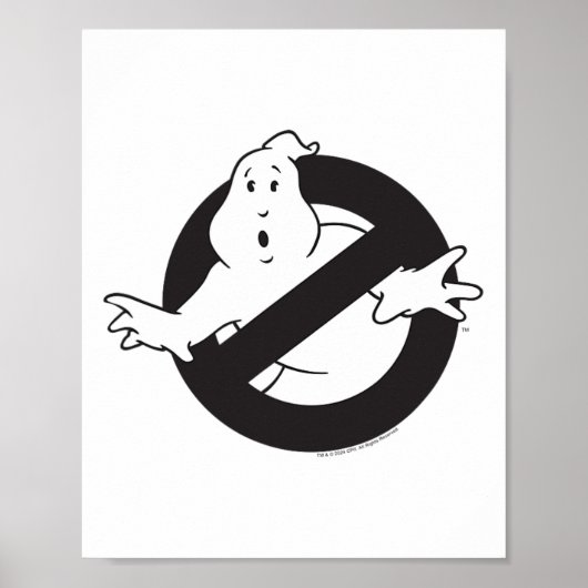 Ghostbusters Frozen Empire Black No Ghost Logo Poster (Vorne)