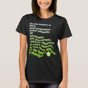 Ghostbusters glaubst du an einen lustigen Retro-Fi T-Shirt