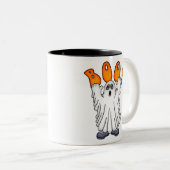 Ghosted Boo Zweifarbige Tasse (VorderseiteRechts)