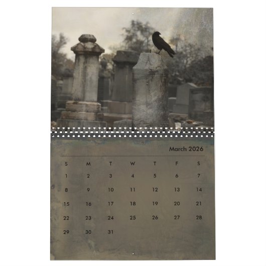 Ghosted Crows Calendar Kalender (Mär 2026)