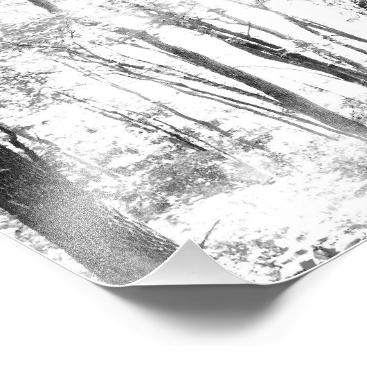 Ghosted Forest Fotodruck (Ecke)