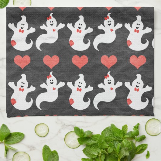 Ghosted Friends Kitchtuch Geschirrtuch (Gefaltet)