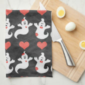 Ghosted Friends Kitchtuch Geschirrtuch (Viertel Falte)