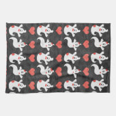 Ghosted Friends Kitchtuch Geschirrtuch (Horizontal)