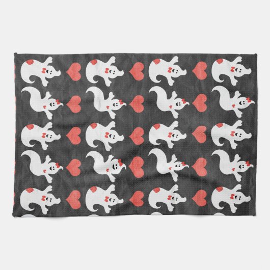 Ghosted Friends Kitchtuch Geschirrtuch (Horizontal)