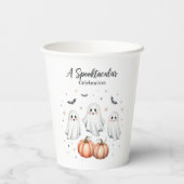 Ghosted Fun Halloween Pappbecher (Rückseite)